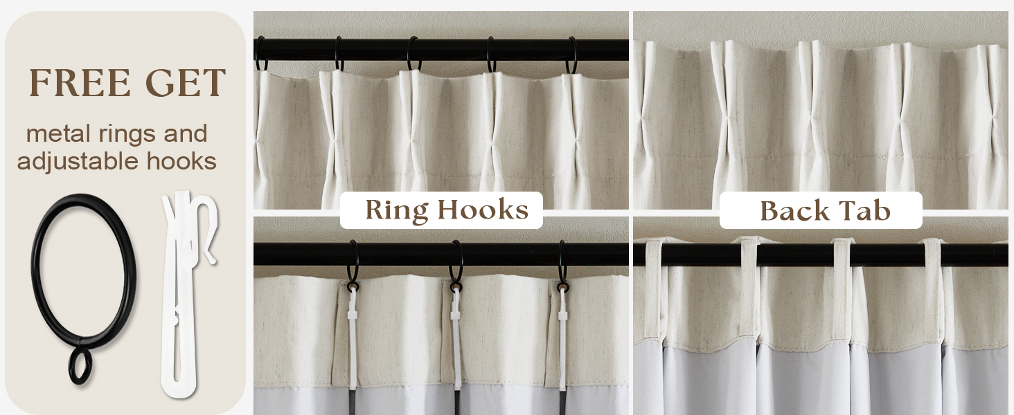 blackout linen curtain