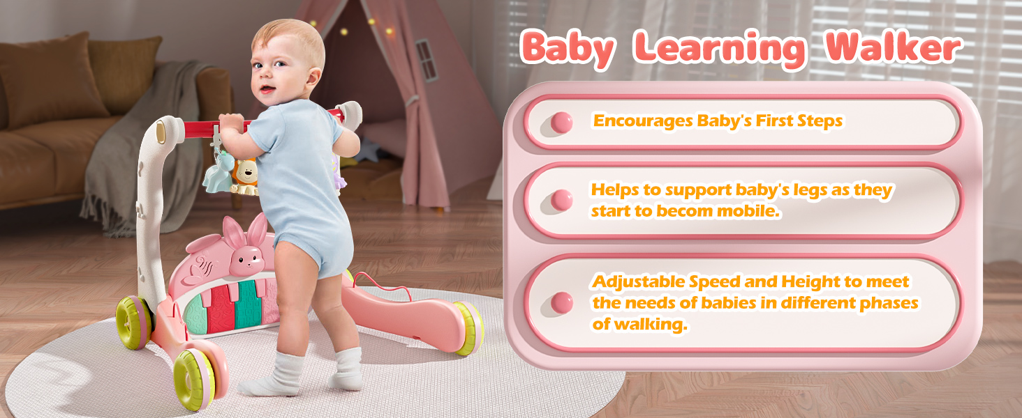 Baby Gym Play Mat &amp; Baby Learning Walker