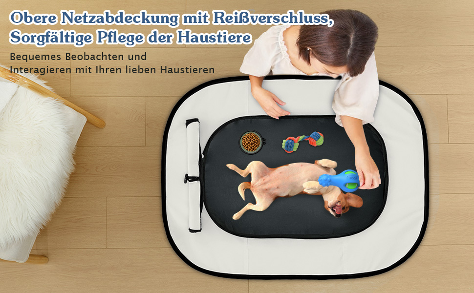 faltbarer Hundespielstall