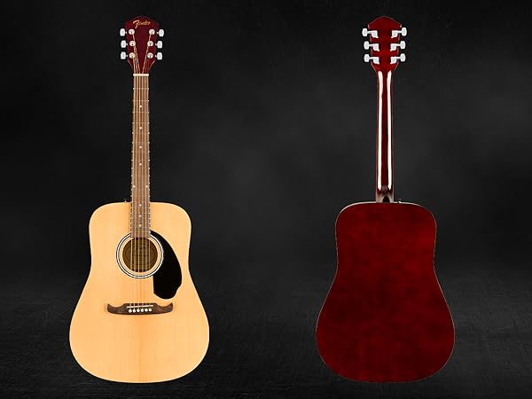 FENDER アコースティックギター FA-125 Amazon.com: Fender Acoustic Guitar with Guitar Bag, with 2