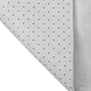 Durable Rubber Dots on the bottom of the carpet