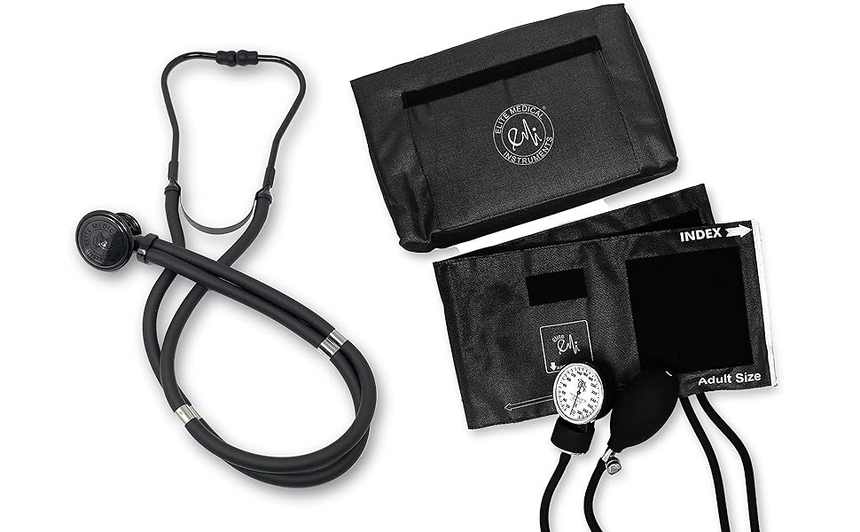 Stealth Black Sprague Stethoscope and BP