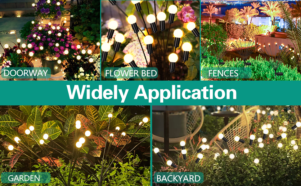 fairy lights garden