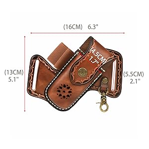 Amazon.co.jp: TOURBON マルチツールホルダー レザー ベルト着用