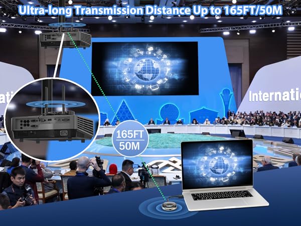 mpiolife hdmi wireless transmitter and receiver 4k, wireless hdmi transmitter