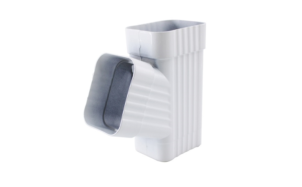 Follde Gutter Downspout Y Connector 3x4, Gutter Y