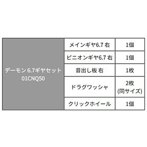 Amazon | 【Avail/アベイル】デーモン 6.7ギヤセット 01カルカッタコン