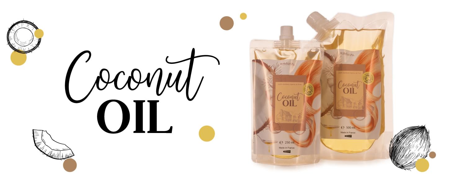 Coconut OIL CHEVEUX NOURRIS, HYDRATATION DES CHEVEUX, NOURRISSEZ VOS CHEVEUX