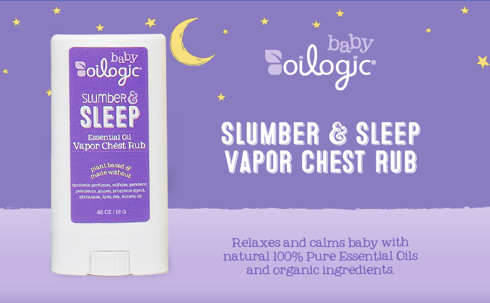 Oilogic Relaxing Vapor Chest Rub Stick, Slumber & Sleep 
