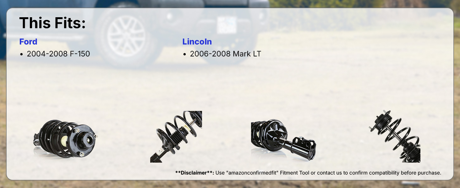  amortiguadores delanteros y traseros,  struts,  struts and shocks complete assembly