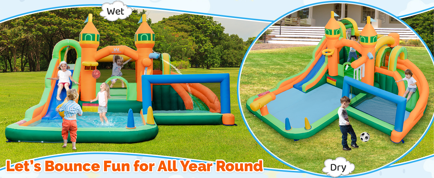 inflatable water slide