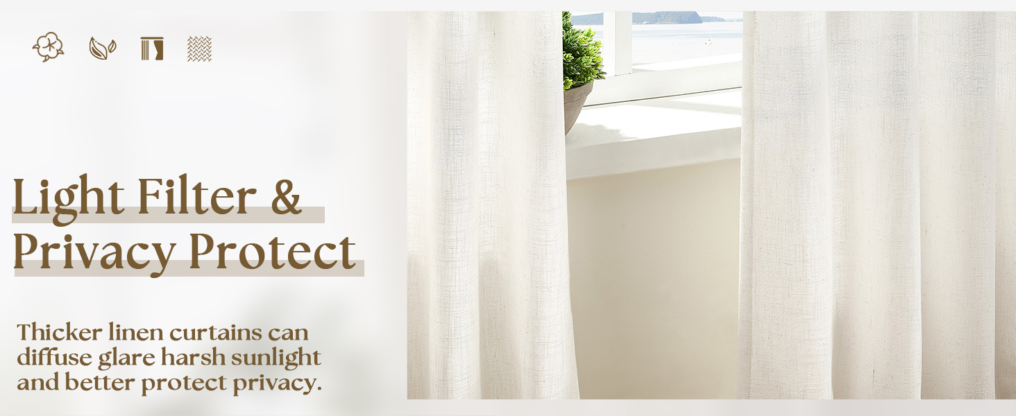 light  filtering curtains