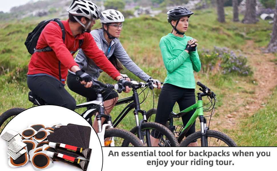 Bike Tire Repair Kits Bycicle Inner Tube Puncture Patch Kit with