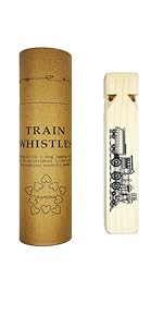 Wooden Train Whistle With A Beautiful Gift Box