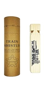 Wooden Train Whistle With A Beautiful Gift Box