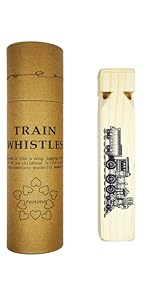 Wooden Train Whistle With A Beautiful Gift Box