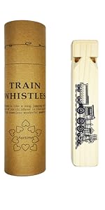 Wooden Train Whistle With A Beautiful Gift Box