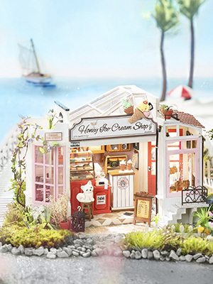 DIY Miniature Dollhouse Model Kit