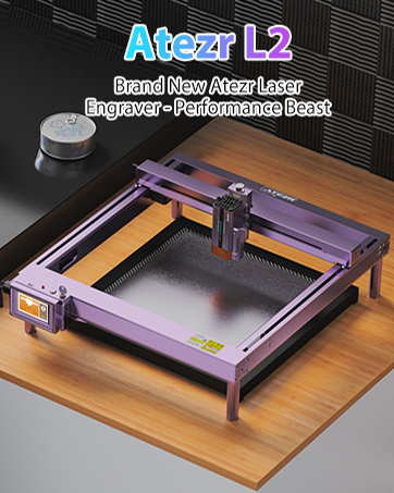 ATEZR L2 24W Laser Engraver Laser Cutter grabador laser Laser Etching engraving machine cutting