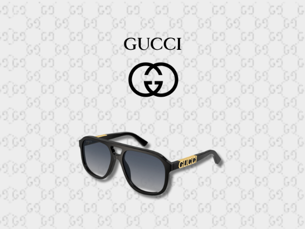 Amazon.com: Gucci GG1188S Designer Sunglasses: Elegant Pilot