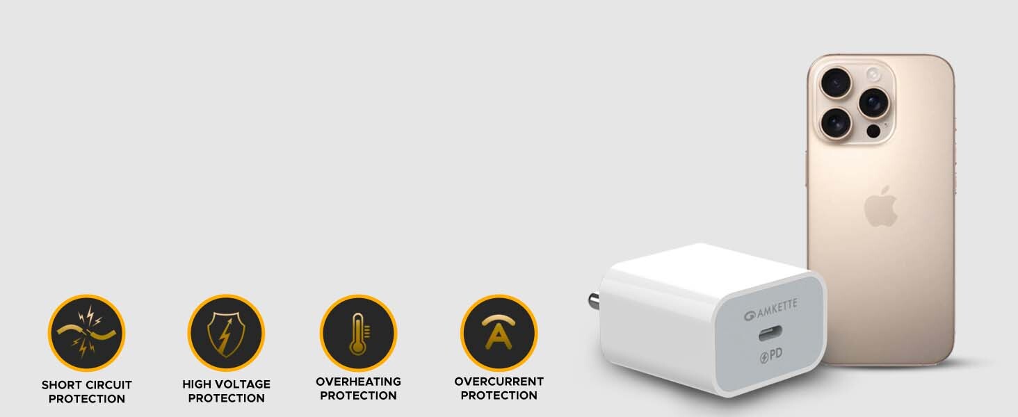 Amkette ChargePro 24W PD Wall Charger