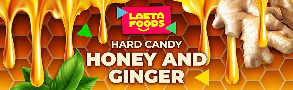 laetafood old fashioned honey and ginger hard candy bulk honey and ginger candy for sore throat