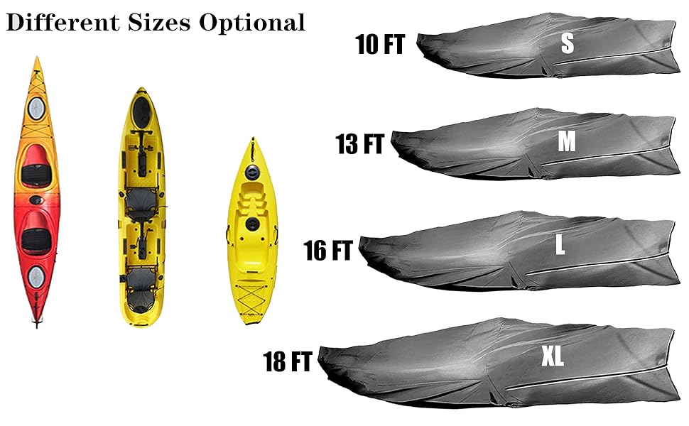 kayak cover 10 ft canoe cover waterproof dustproof weather protection
