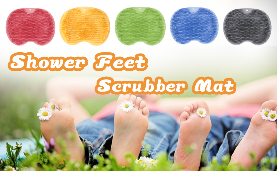 Shower Foot Scrubber Mat