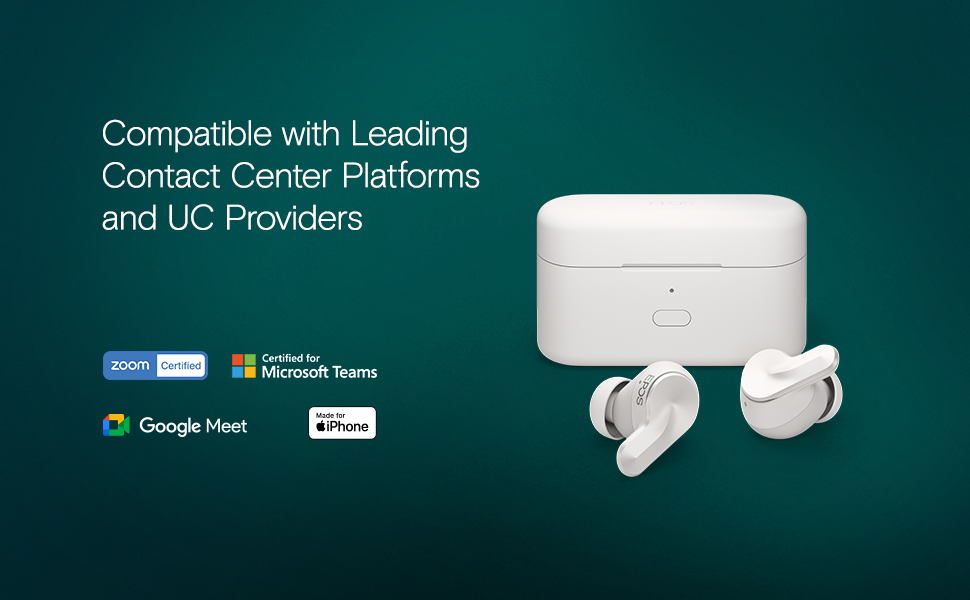 Amazon.com: EPOS ADAPT E1 True Wireless Earbuds White