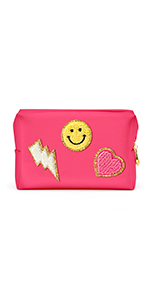 Preppy Patch Cosmetic Toiletry Bag