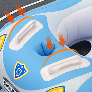Toddler Pool Floaties Seat Boat with Handles for Boys and Girls
