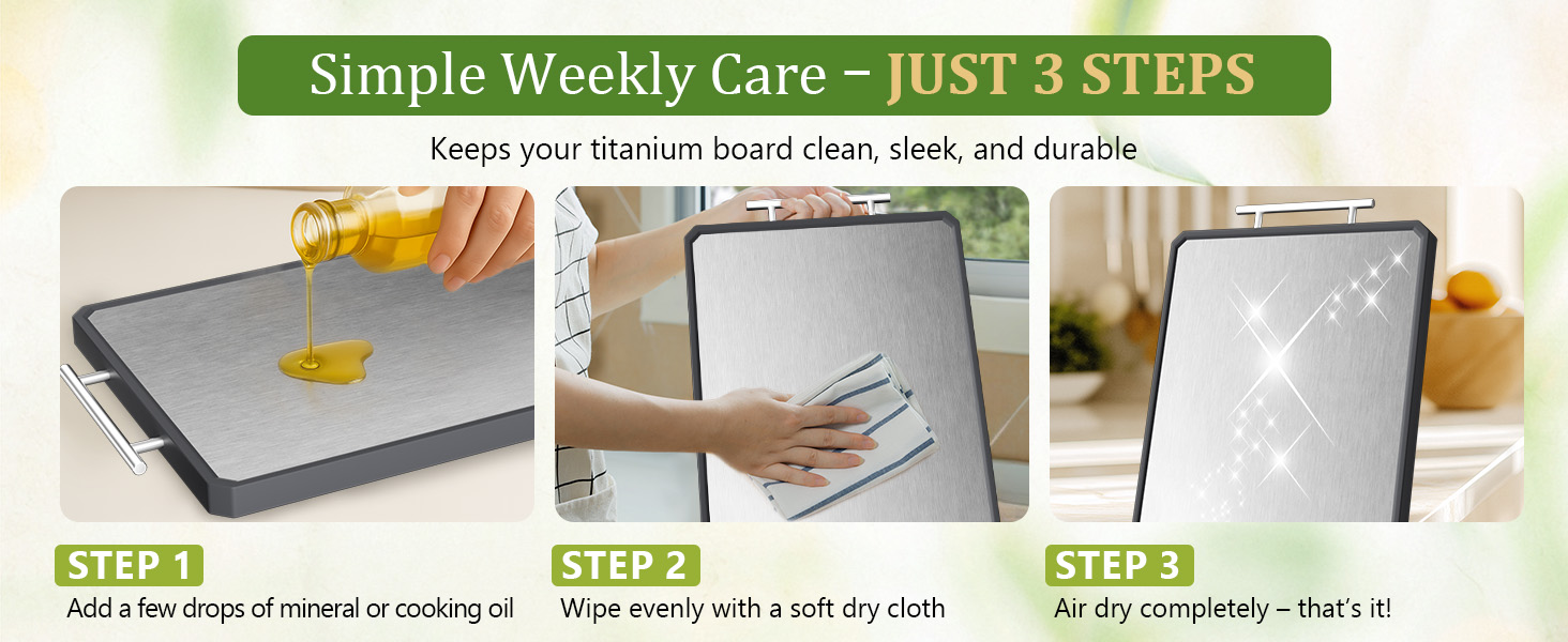 Titanium Cutting Boards for Kitchen