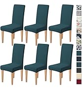 Dioxide High Stretch Chair Covers for Dining Chairs, Removable Washable Dining Chair Covers Set o...