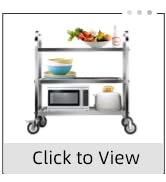 Marada 3 Tier Stainless Steel Utility Cart