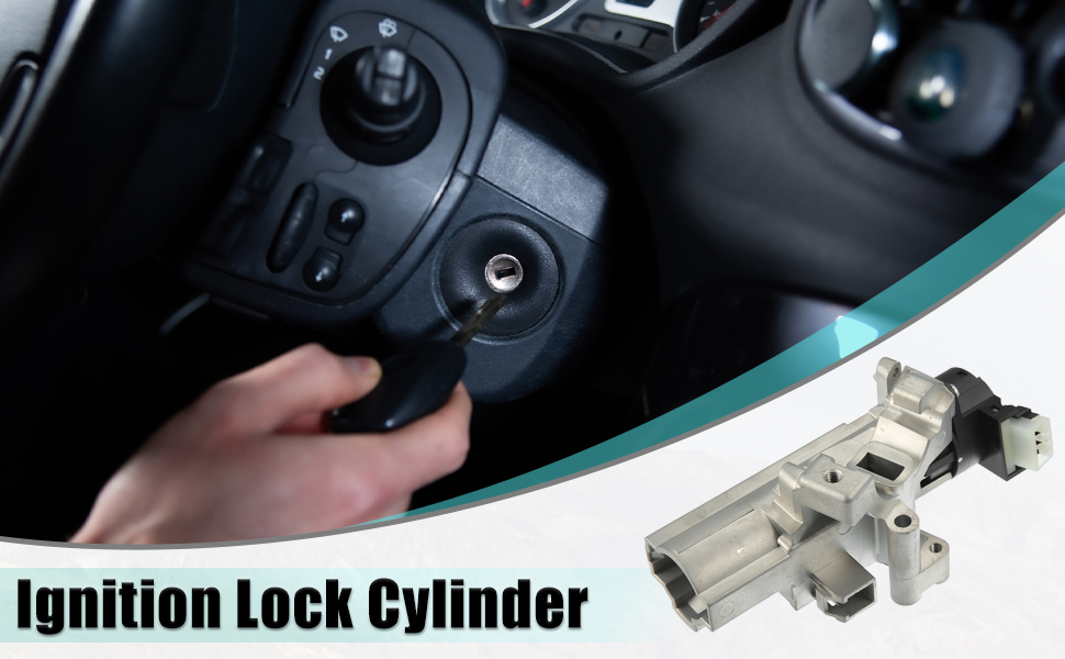 Ignition Switch Cylinder Lock Assembly Chevrolet Colorado - Pack of 1 Silver Tone