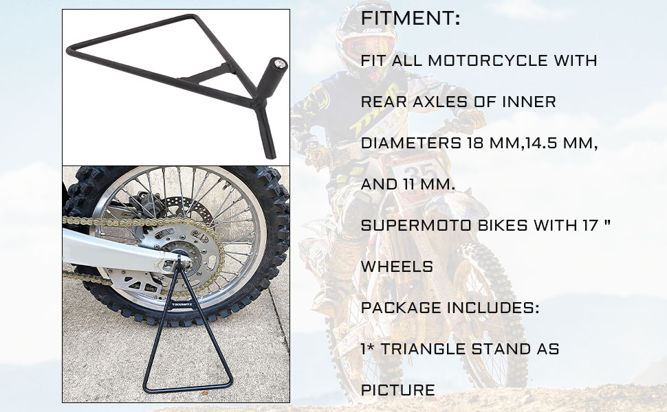 BIHR Rear Wheel Paddock Stand Light Tower With Bobbin Mounts - Paddock