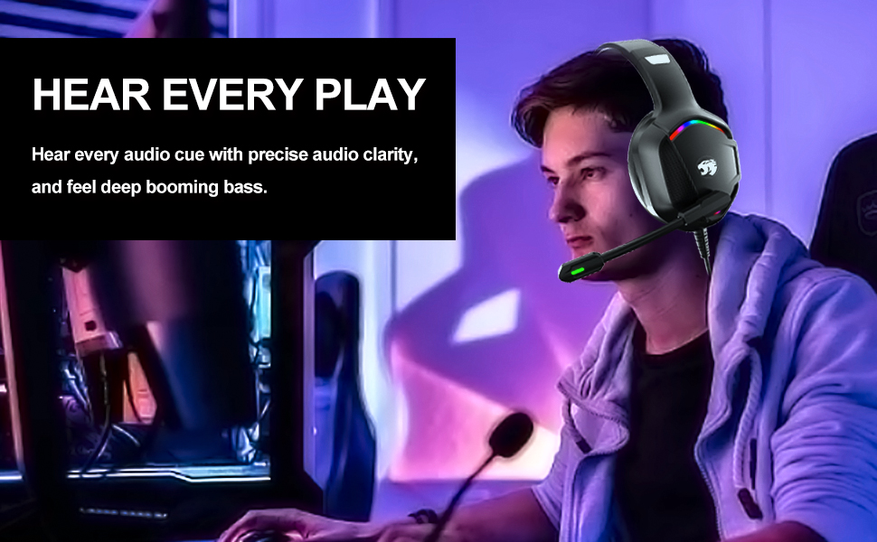 headset with microphone for pc