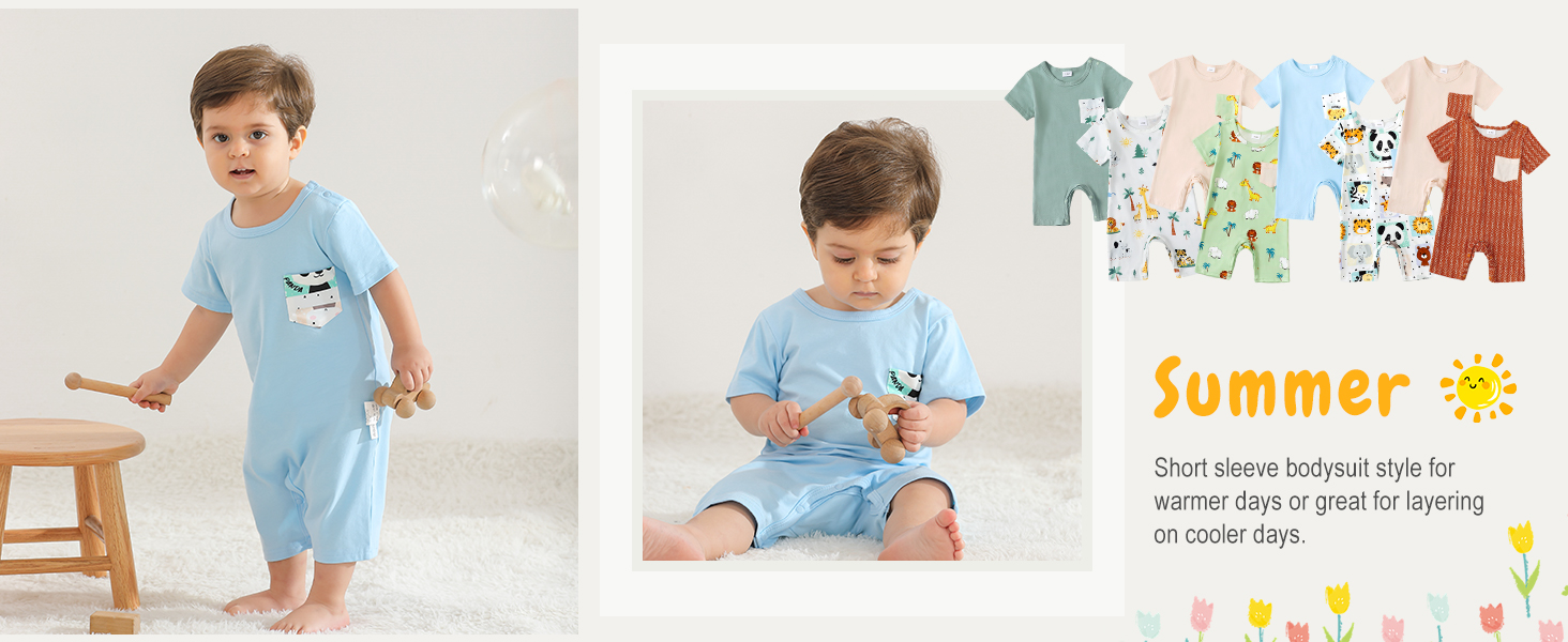 toddler baby boys rompers