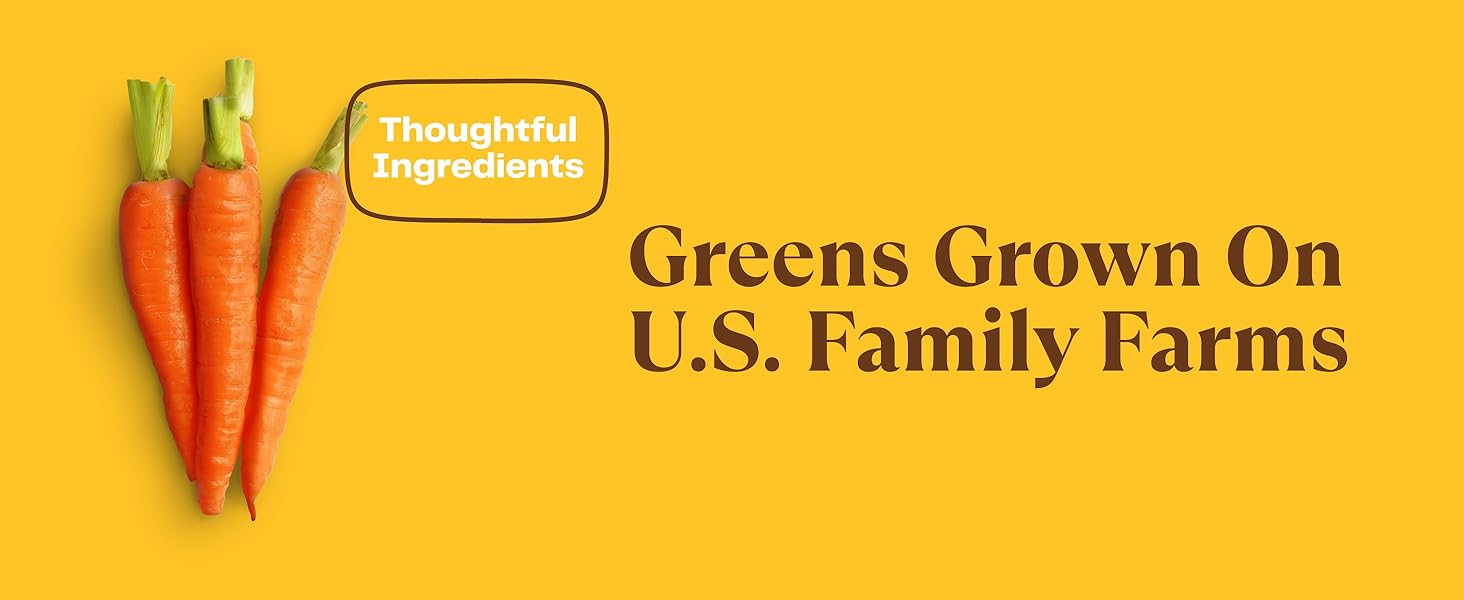 Greens Grown on U.S. Family Farms