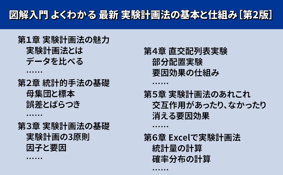 図解入門 よくわかる最新実験計画法の基本と仕組み[第2版