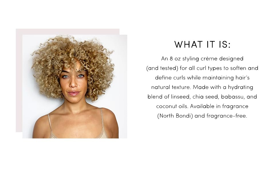 OUAI Curl Crème, The Universal Crème for All Curl Types, North Bondi