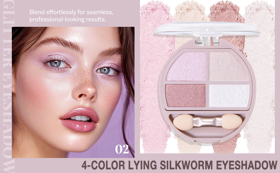 Eyeshadow Makeup Palette with Brush,Nude Pink Natural Neutral Powde Eye Shadow Palette for Women