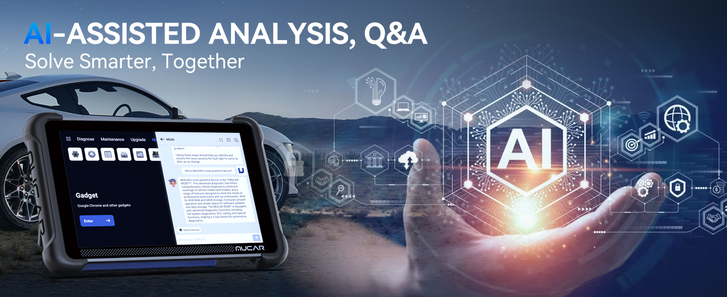 MUCAR AI-Assisted Bidirectional Scan Tool