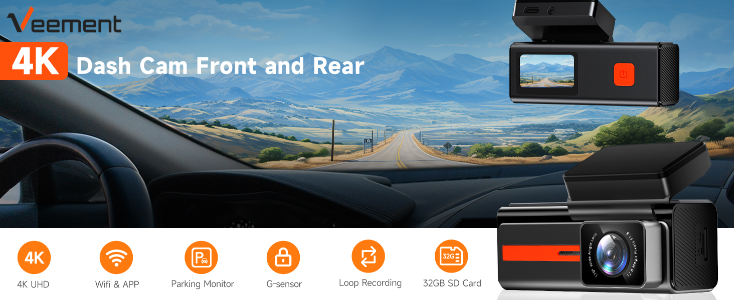 dash cam front and rear
