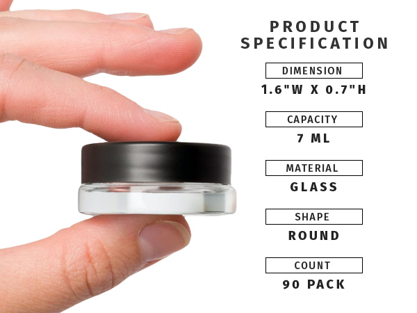 sealable pack package cream 5g 7g screw liquid eyeshadow case sanitizing contaibers piece 