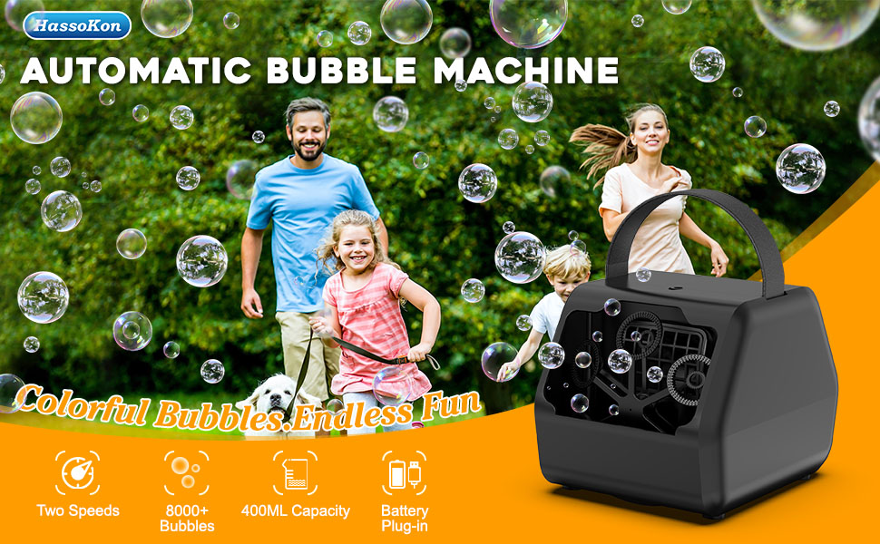Bubble Machine,Automatic Bubble Blower, Bubble Machine for Kids and Toddler