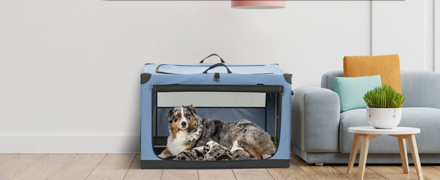 Petsfit Dog Crates for Large Dogs, Adjustable Fabric Cover by Spiral