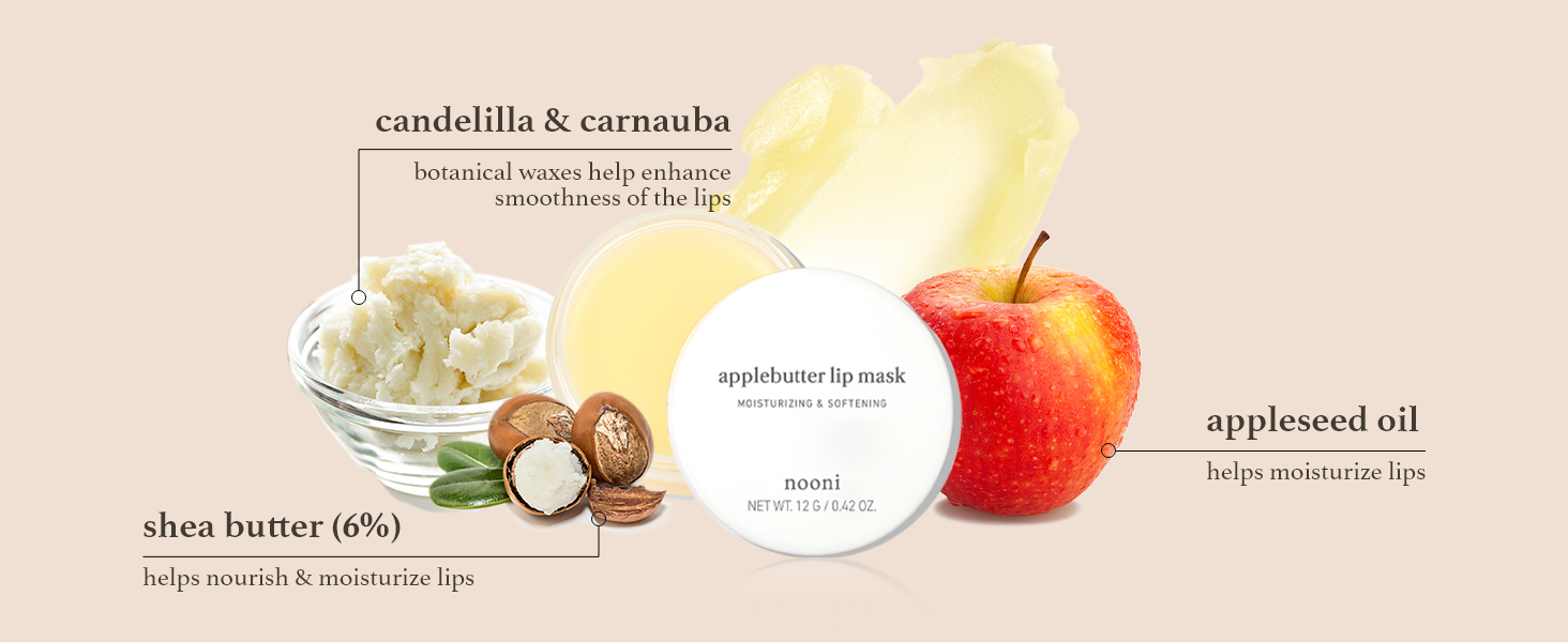 Applebutter Lip Mask Key Ingredient