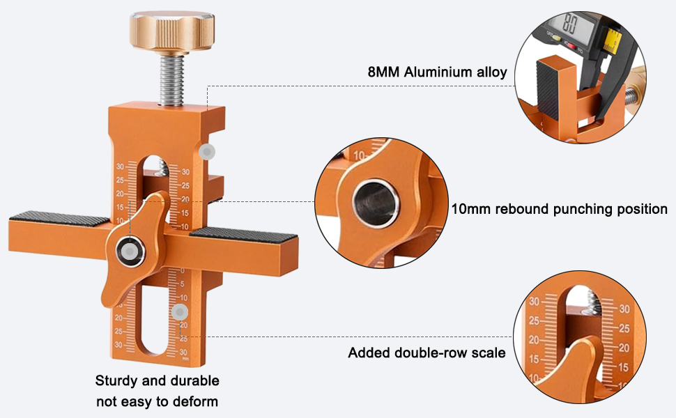 cabinet door mouting jig