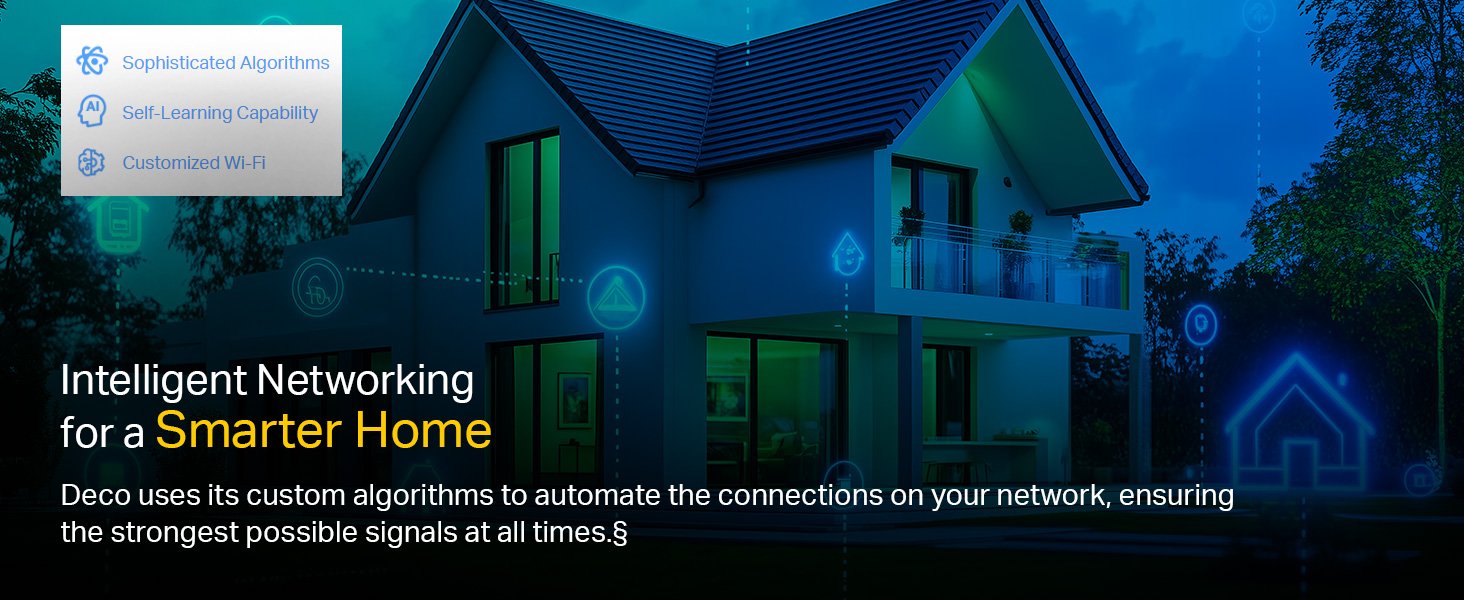 Deco X10 (1-pack) AX1500 Whole Home Mesh Wi-Fi 6 System